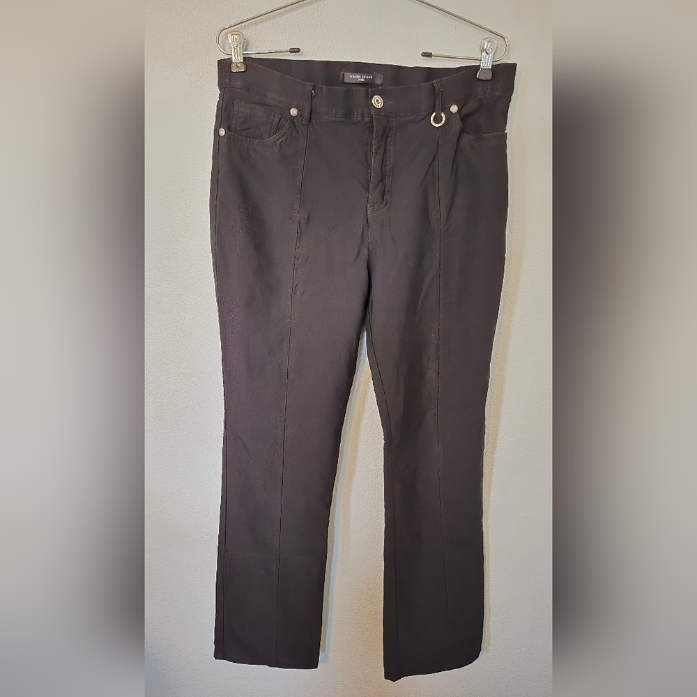 Simon Chang Black Straight Leg Jeans Size 14